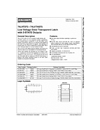 DataSheet 74LVTH373 pdf